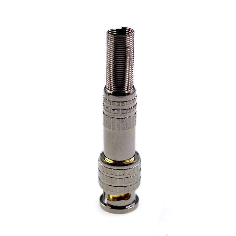10x BNC Male with Gold Screw (Copper) for Coaxial Cable