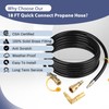 Upgraded 18FT RV Quick Connect Propane Hose for RV to