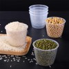 5PCS Plastic Transparent Rice Measuring Cups ，160 ml for Rice