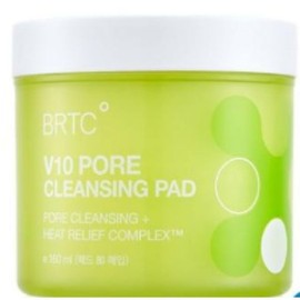 BRTC V10 Pore Cleansing Pads 80 sheets 160ml (expiration date until 2026-10-11) / BRTC V10 포어 클렌징 패드 80매160ml (유통기한 2026-10-11까지)