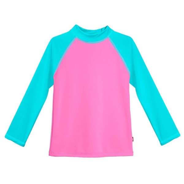 Made in USA Long Sleeve Girls' Rashguard Swimming Suit Swim