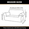 PrinceDeco Stretch Loveseat Sofa Cover Slipcover Couch Cover for 2