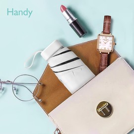 ViddVoom Compact Mini Umbrella for Purse - Lightweight, Pocket-Sized Travel Umbrella with Black UV Coating for Sun Protection, Purple