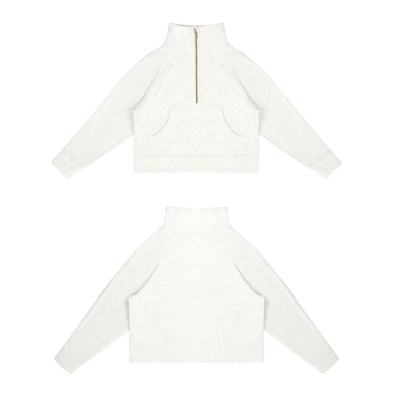 THE GYM PEOPLE Women's Half Zip Pullover Sweatshirt Fleece Stand