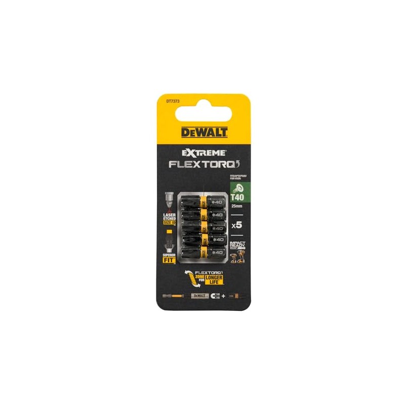 Dewalt Extreme Impact Bits T40 5, 25 mm, DT7373 QZ