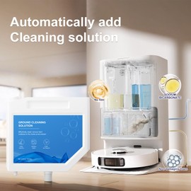 Compatible with Dreame Cleaning Solution, Multi-Surface Floor Cleaning Solution Compatible with L10s Ultra Robot Vacuum (10.52 Fl Oz) (1 bottle)