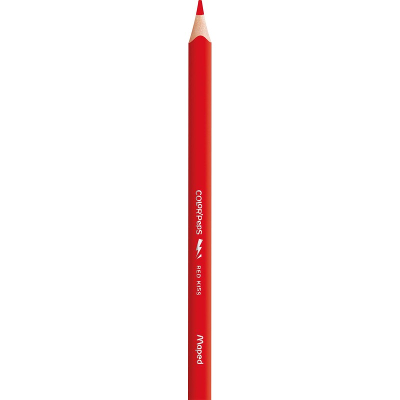 Maped - Ergonomic Triangular Colouring Pencils, Colour'Peps Strong Jumbo -