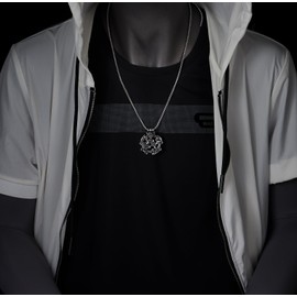 COOLSTEELANDBEYOND Viking Freya Goddess of Love Pendant Necklace of Stainless Steel, 30 inch Chain