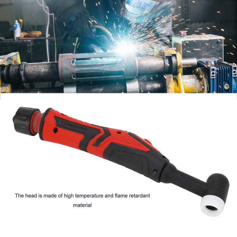 TIG Welding Torch Head with Valve 360° Rotating End Handle