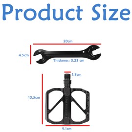 SUpoetry Bicycle Pedals, Pedals Bicycle, Road Bike Pedals, Pedals Mountain Bike, Pedals for Bicycles, Mountain Bikes and Road Bikes