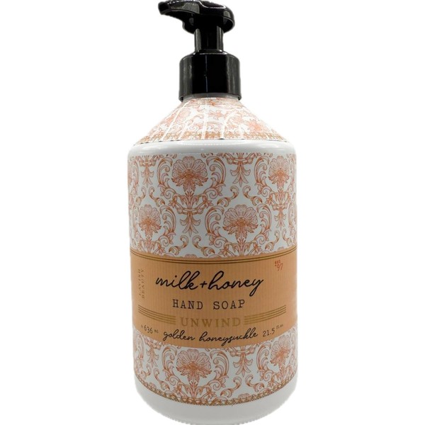 Milk + Honey Hand Soap, Unwind Collection, 21.5 fl oz,