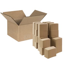 Homelance Coffee Sleeves 500 Pcs – Corrugated Brown Kraft Paper Cups Sleeves Fit 12oz, 16oz, 20oz, 22oz & 24oz Cups – Recyclable & Disposable – Perfect for Hot Drinks in Cafes & Offices (PACK OF 500)