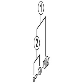 SHIMANO BR-M985 Brake Pipe Screw with Seal Ring