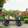 Homdox Steel Garden Cart 680 lbs Capacity Heavy Duty Garden