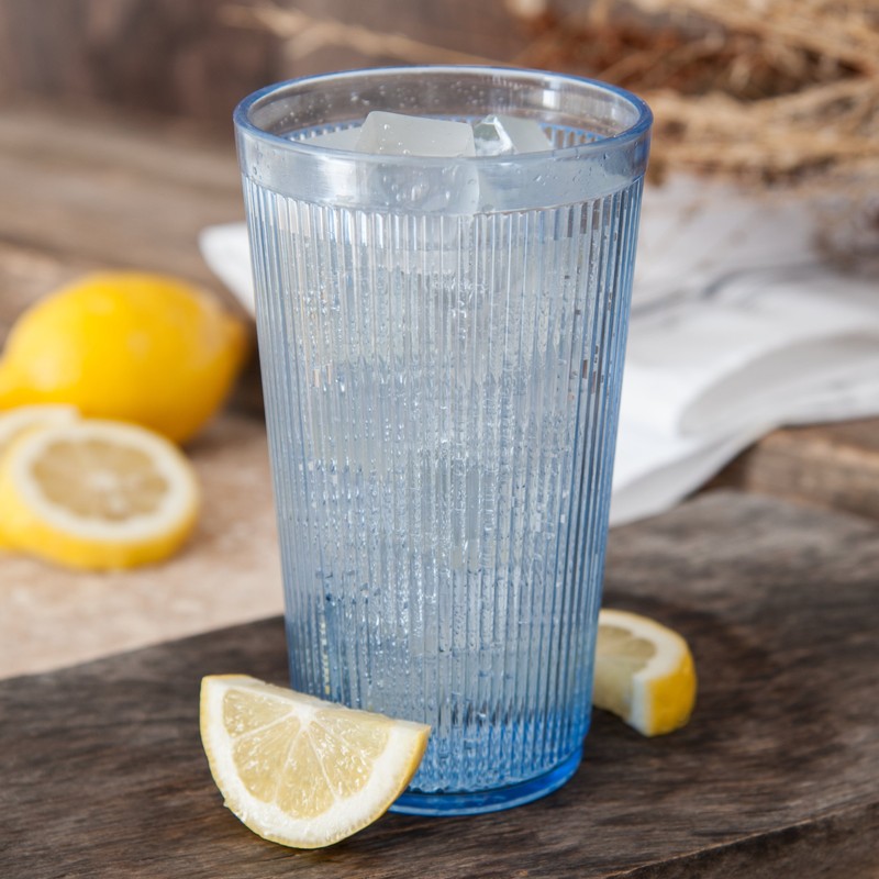 Carlisle FoodService Products Crystalon Stack-All Stackable Tumbler Plastic Tumbler with