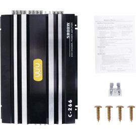YaeCCC 4 Channel 5800W Car Truck Amplifier Stereo Audio Speaker Amp System Device