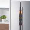 NETILGEN Refrigerator Door Handle Covers, Brown Flower Fridge Handle Cover,