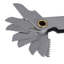 20 Pieces 60° Metric Thread Gauges Stainless Steel Screw Pressure Gauge Thread Plug Gauge Measuring Tool