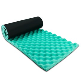 BXI Double Noise Blocker Sound Proof Foam, 39.4 X 13.4 X 1 inch Egg Crate Foam Rubber Sound Deadening Material, Sound Dampening Acoustic Panels for HVAC, Pipe, Machine, Window, Wall, Door