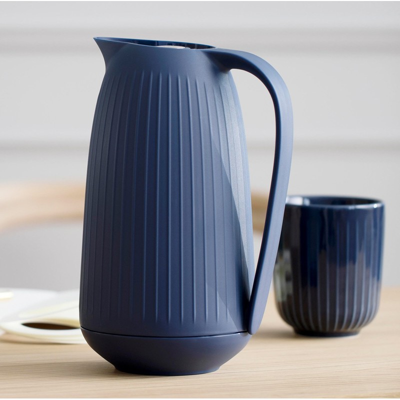 Kähler Hammershøi Insulated Jug 1.0 L with Button Function for
