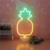 LED Pineapple Neon Signs Warm White LED Neon Light Sign
