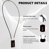 Pack of 2 3-Digit Combination Lock with 50 cm Wire
