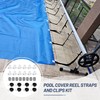 Solar Cover Reel Attachment Kit, Pool Cover Reel Straps and