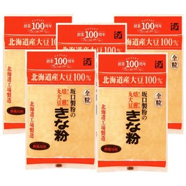 Sakaguchi Flour Mill Roasted Roasted Soybean Flour, 5.5 oz (155 g) x 5 Bags