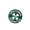Zombie Outbreak Response Team Umbrella PVC Airsoft Velcro Patch Green