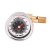 Universal Fuel Pressure Liquid Filled Regulator Gauge Adapter Kit 0-100PSI
