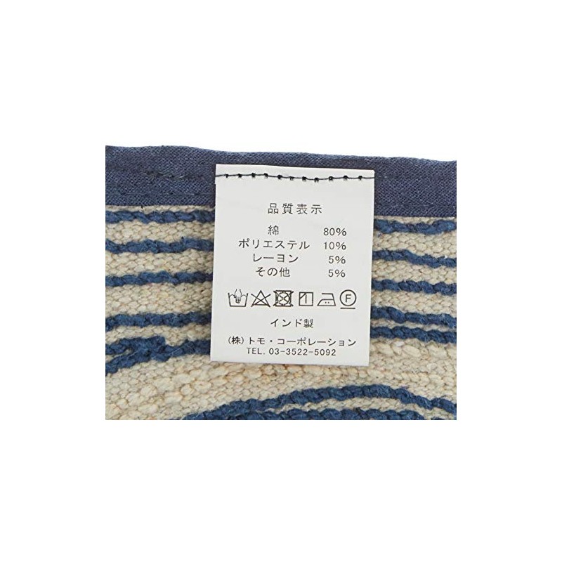 Tomo Corporation Interior Mat, Navy, Approx. 13.8 x 27.6 inches