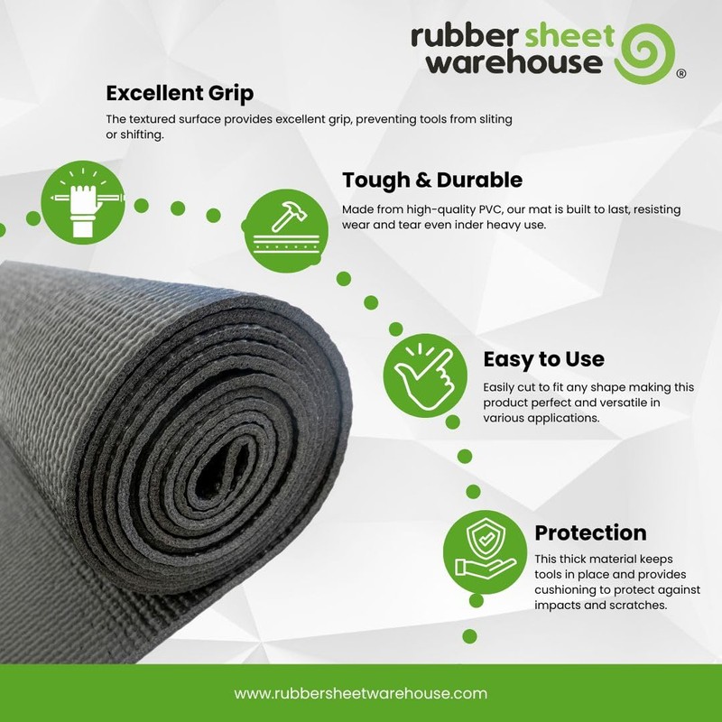 Rubber Sheet Warehouse | Tool Box Mat for Protecting Your