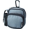 TRUSCO TCTC1802-GY Compact Tool Case, Two Wide Pockets, Gray