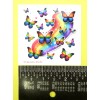 Stickasaurus Wrecks Rainbow Butterflies Mini Sticker Sheet