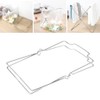 SEIWEI 1Pcs Stainless Steel Garbage Bag Hanging Rack Foldable Garbage