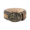 Schöneberger Trachten Couture Lorenz Men's Traditional Leather Belt with Deer
