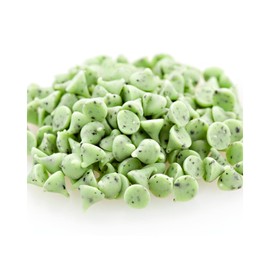 Beulah's Green Mint Chips, 2 Pound Package, 5,200 Pieces of Candy