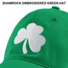 Falidem St.Patrick's Day Baseball Cap, Shamrock Embroidered Green Trucker Hat,Cotton