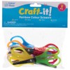 Baker Ross FC938 Rainbow Colour Scissors - Pack of 8,