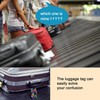 JCZD Travel Luggage Suitcase Labels ID Tags Business Card Holder,