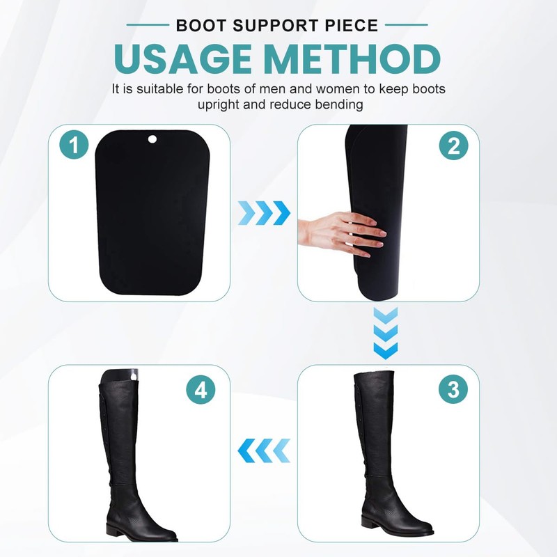 SYBL 2 Pairs Reusable Plastic Boot Shaper Form Inserts -