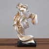 Couples Kiss Sculpture Exquisite Decorative Resin Kissing Lover Figurine Home