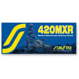 Sunstar SS420MXR-126 Works MX Size 420 Racing Chain with 126 Links