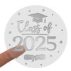Class of 2025 Graduation Stickers – 100pcs 1.6" Transparent Foil