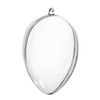 1 Acrylic Egg 16 cm Transparent Separable with Hanging Eyelet