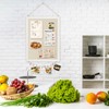 DOLLAR BOSS Bulletin Boards with Linen 1-Pack 16''X 12'' Double-Sided