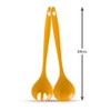 Zeal G205M Melamine Salad Server Set – Mustard