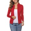 Aottori Red Cardigan Women Lightweight Knitted Sweater Cardigans Ladies Open