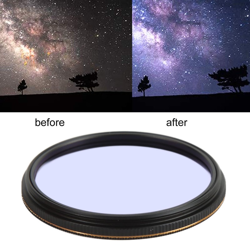Lightdow Clear Natural Night Filter Light Pollution Reduction Camera Lens