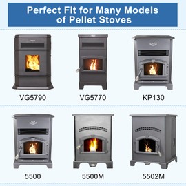 Criditpid 86624 Replacement for Vogelzang VG5790, VG5770 Pellet Stove, Stainless Steel Firepot for US Stove King KP130, 5502M, Ashley 5500 5500M 5500XL Pellet Stoves.